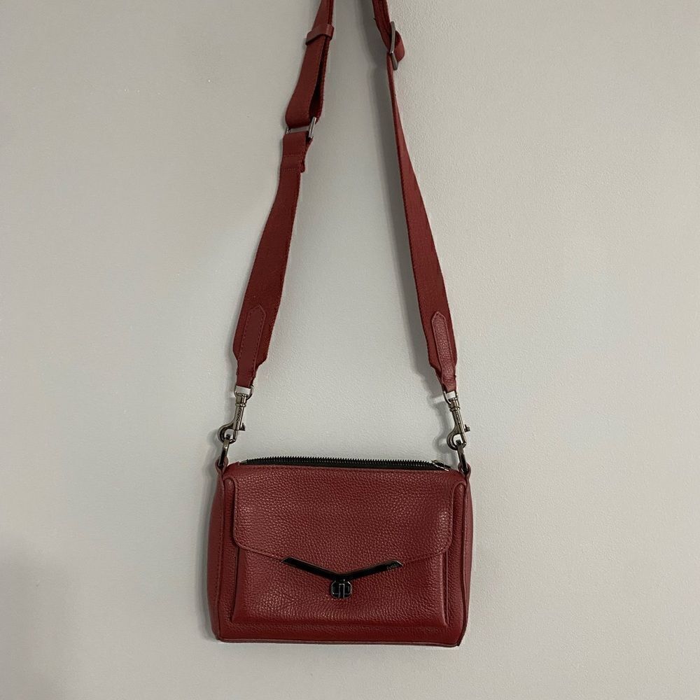 Botkier Valentina Burgundy Crossbody Bag - Picture 2 of 16